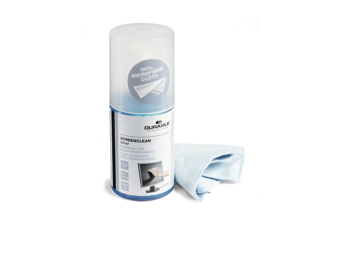 DURABLE Bildschirm-Reinigungs-Set SCREENCLEAN SET (EAN: 4005546506999)