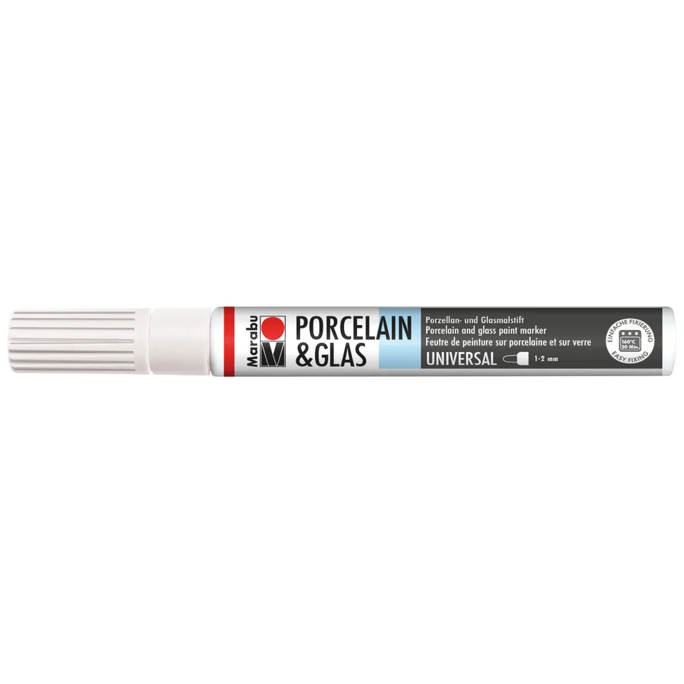 Marabu Marker "Porcelain & Glas Painter", weiß (EAN: 4007751369475)