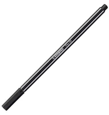 STABILO Fasermaler Pen 68, schwarz (EAN: 4006381333313)