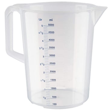 APS Messbecher, 5,0 Liter, transparent (EAN: 4004133300576)