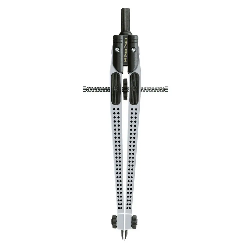 FABER-CASTELL Schnellverstellzirkel GRIP, silber (EAN: 4005401744726)