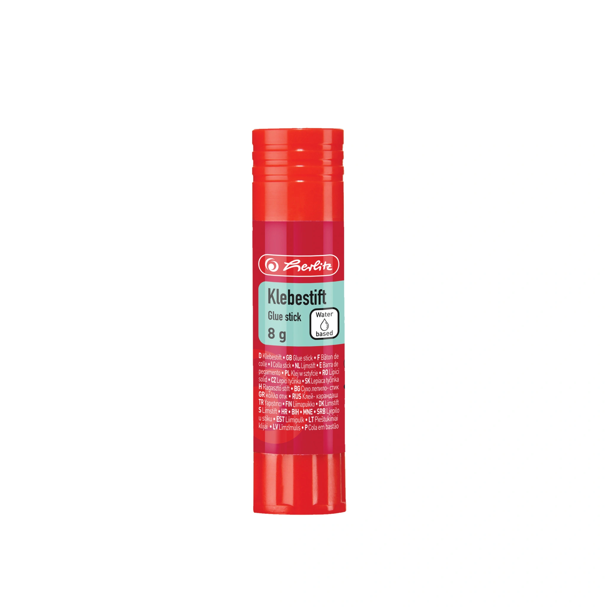 herlitz Klebestift, 8 g, lösungsmittelfrei, farblos (EAN: 4008117013384)
