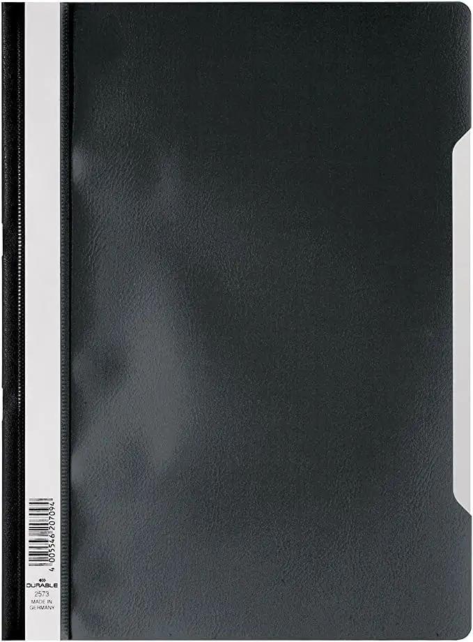 DURABLE Schnellhefter, DIN A4, aus PP-Folie, schwarz (EAN: 4005546265377)