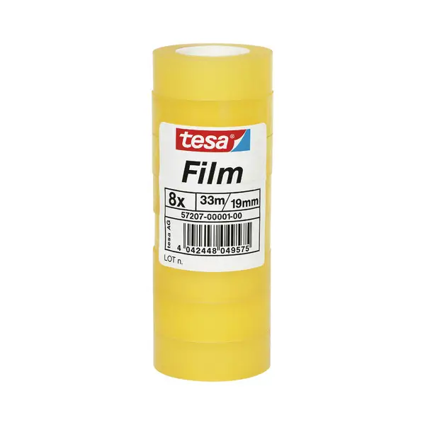 tesa Film standard, transparent, 19 mm x 33 m (EAN: 4042448049575)