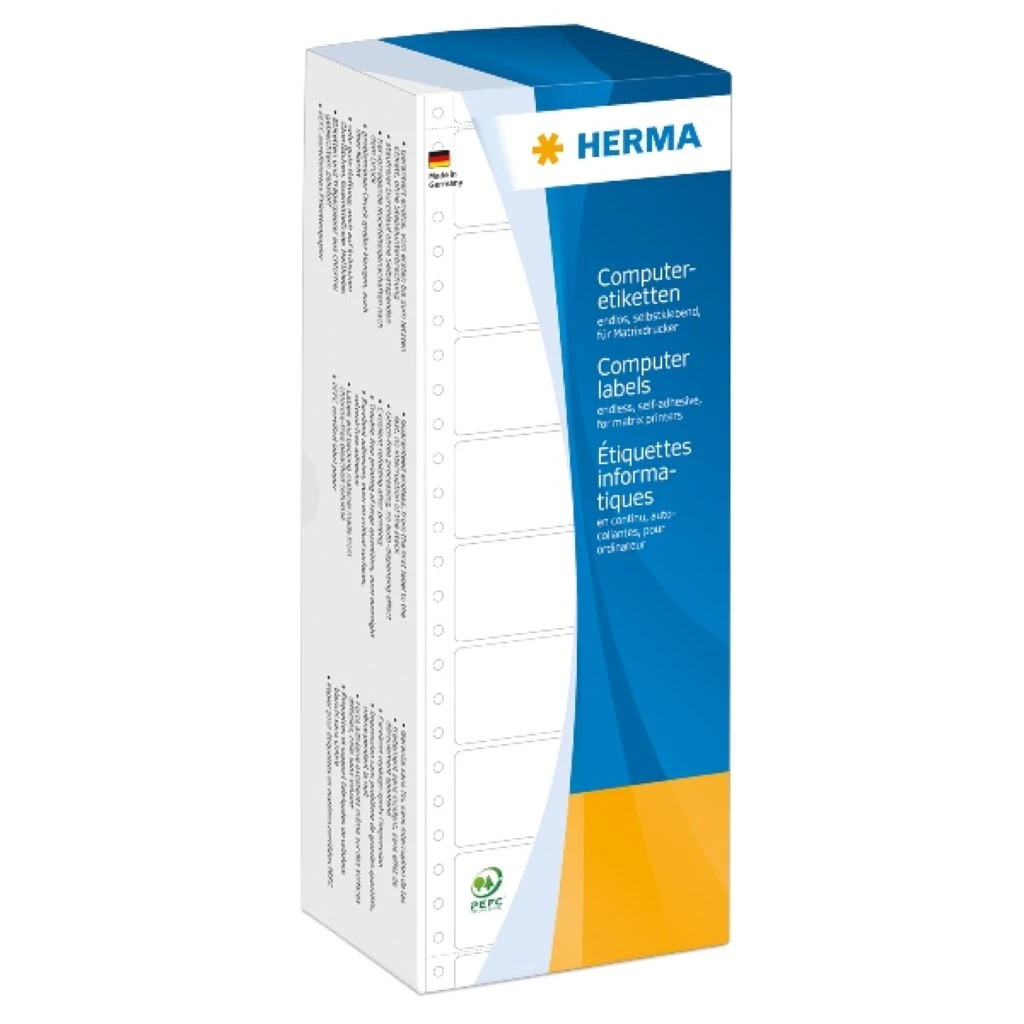 HERMA Computeretiketten endlos, 101,6 x 73,8 mm, perforiert (EAN: 4008705082037)