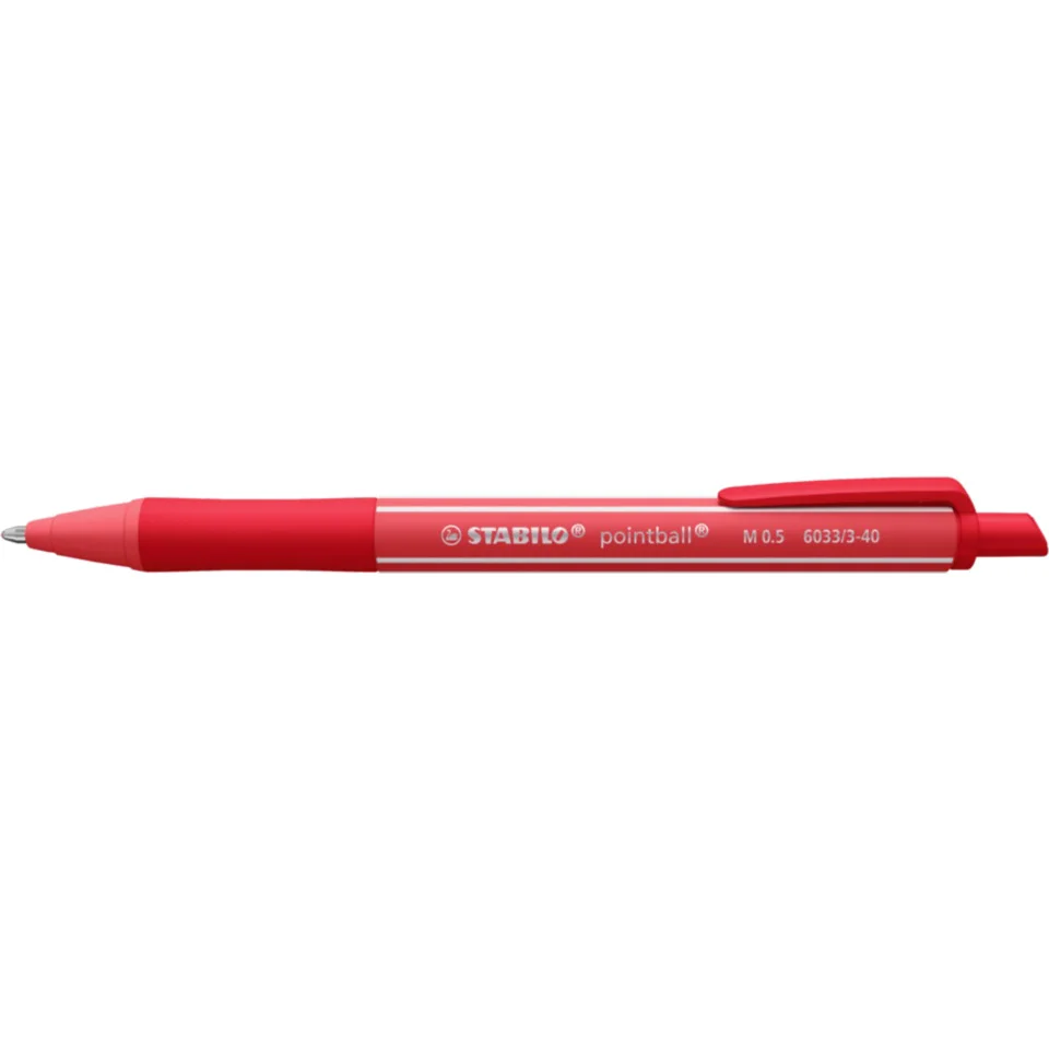 STABILO Druckkugelschreiber pointball colorful, rostrot (EAN: 4006381624596)