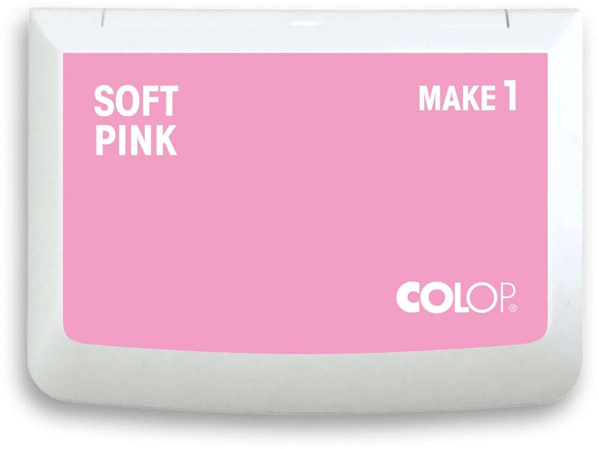 COLOP Stempelkissen MAKE 1, 90 x 50 mm, soft pink (EAN: 9004362519423)