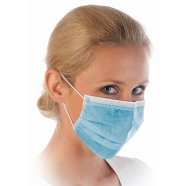 HYGOSTAR PP-Mundschutz Typ II, 3-lagig, blau (EAN: 4015544291766)