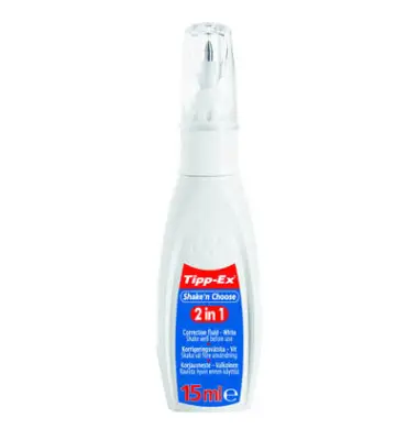 Tipp-Ex Korrekturflüssigkeit "Shake'n Choose", 15 ml (EAN: 3086123302273)