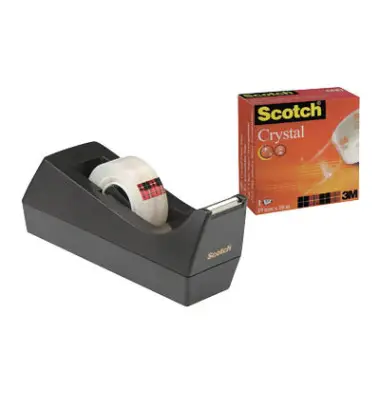 3M Scotch Tischabroller C 38, inkl. Klebefilm Clear, schwarz (EAN: 4001895839801)