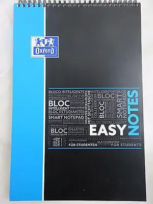 Oxford Studium Spiralnotizblock "EASYNOTES", A4+, liniert (EAN: 3020120056586)