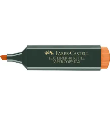 FABER-CASTELL Textmarker TEXTLINER 48 REFILL, orange (EAN: 4005401548157)