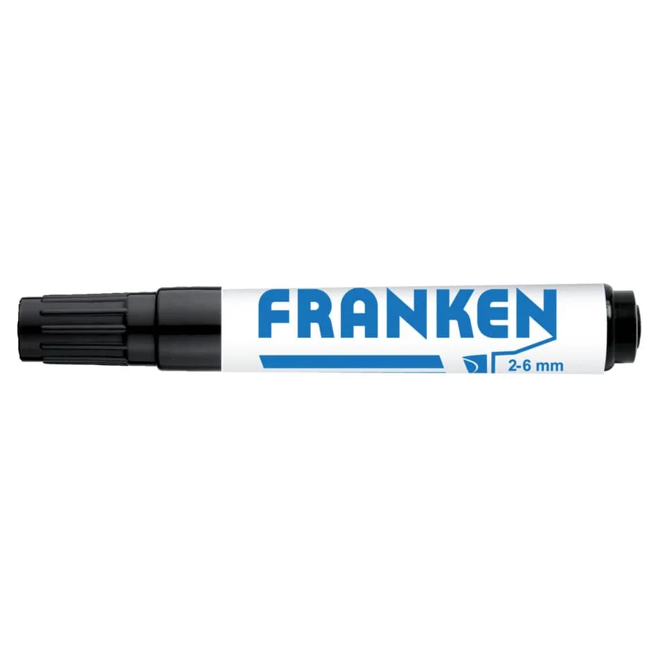 FRANKEN Flipchart Marker, Strichstärke: 2-6 mm, schwarz (EAN: 4016946189477)