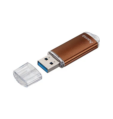 hama USB 3.0 Speicherstick "Laeta", 32 GB, braun (EAN: 4047443273659)