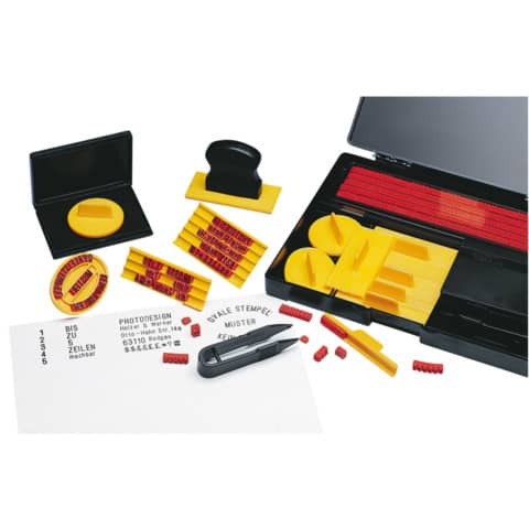 WEDO Typendruckerei mit 601 Stempeltypen (EAN: 4003801002484)