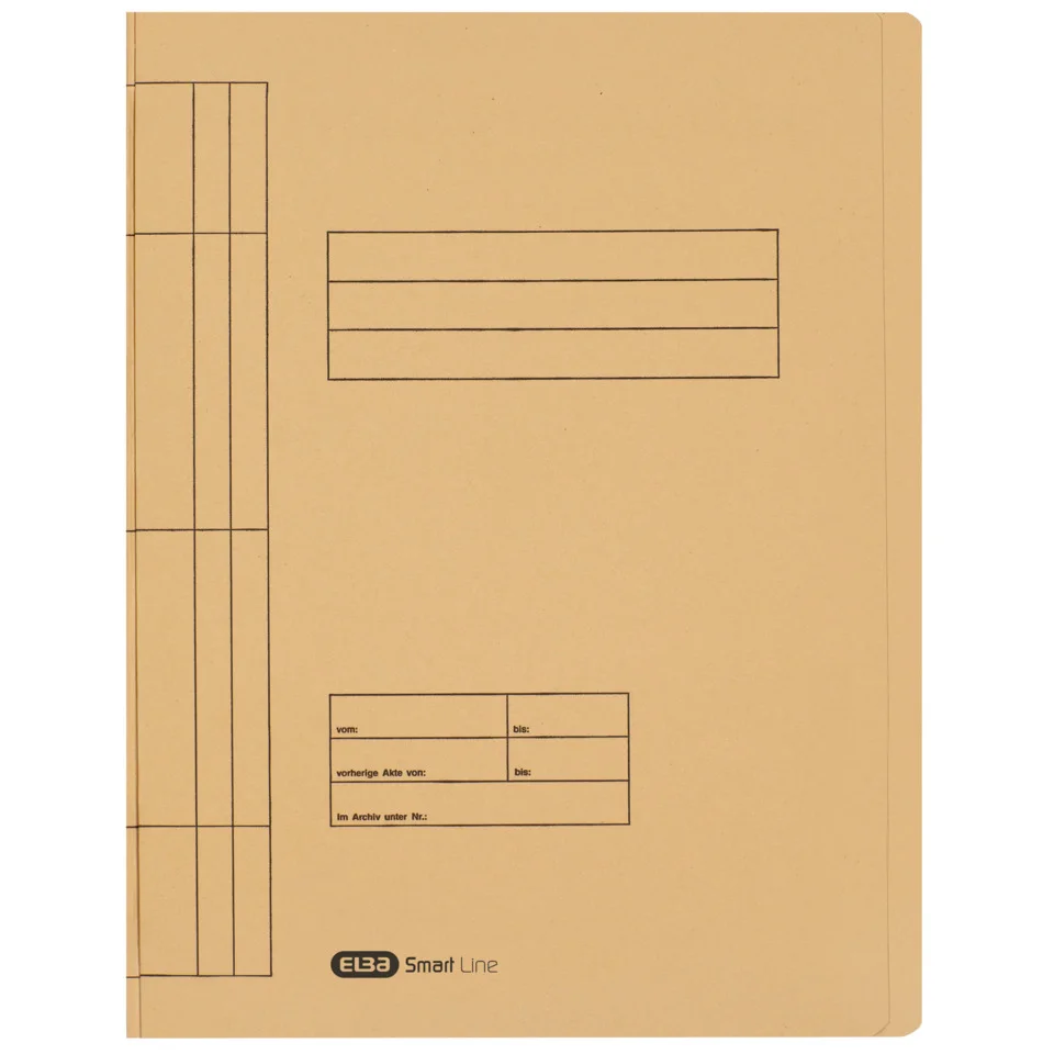 ELBA Schnellhefter DIN A4 aus Manilakarton (RC), chamois (EAN: 4002030201057)
