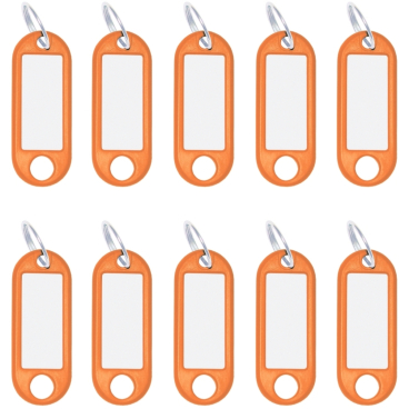 WEDO Schlüsselanhänger mit Ring, Durchmesser: 18 mm, orange (EAN: 4003801731759)