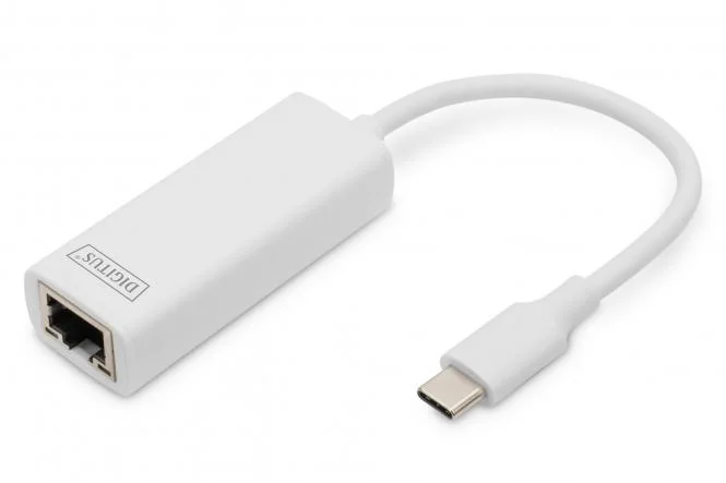 DIGITUS USB 3.0 auf Gigabit Ethernet Adapter, weiß (EAN: 4016032386001)