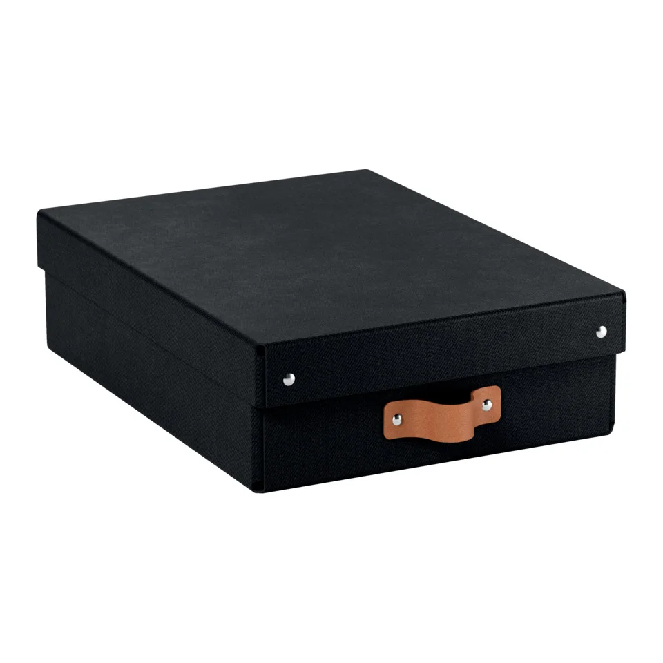 LEITZ Aufbewahrungsbox-Set Puro, Karton, 8 Liter, schwarz (EAN: 4002432136438)