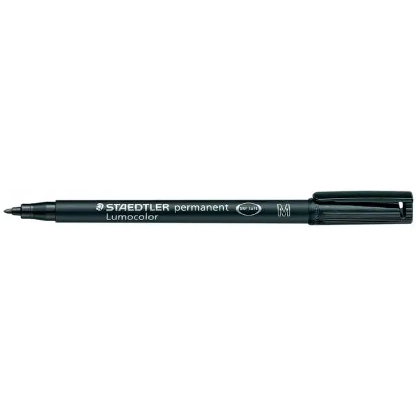 STAEDTLER Lumocolor Permanent-Marker 317M, schwarz (EAN: 4007817310748)