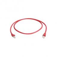 Telegärtner Patchkabel, Kat.6A (tief), S/FTP, 1,0 m, rot (EAN: 4018359286477)