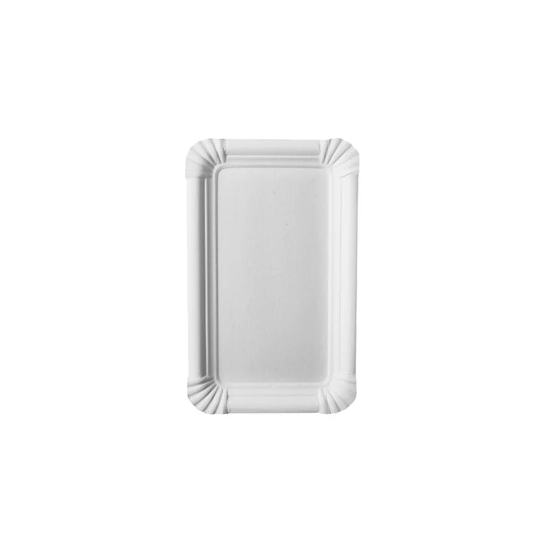 PAPSTAR Papp-Teller "pure" eckig, 110 x 175 mm, weiß, 250er (EAN: 4002911110577)