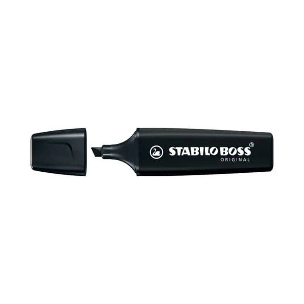 STABILO Textmarker BOSS ORIGINAL Marker, schwarz (EAN: 4006381599771)