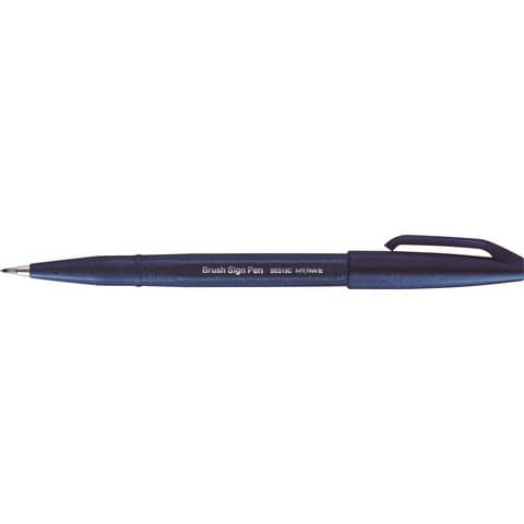 PentelArts Faserschreiber Brush Sign Pen SES 15, nachtblau (EAN: 4902506365019)