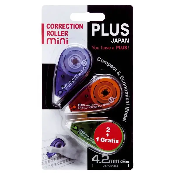 PLUS JAPAN Korrekturroller "MINI", 4,2 mm x 6 m (EAN: 4977564523053)