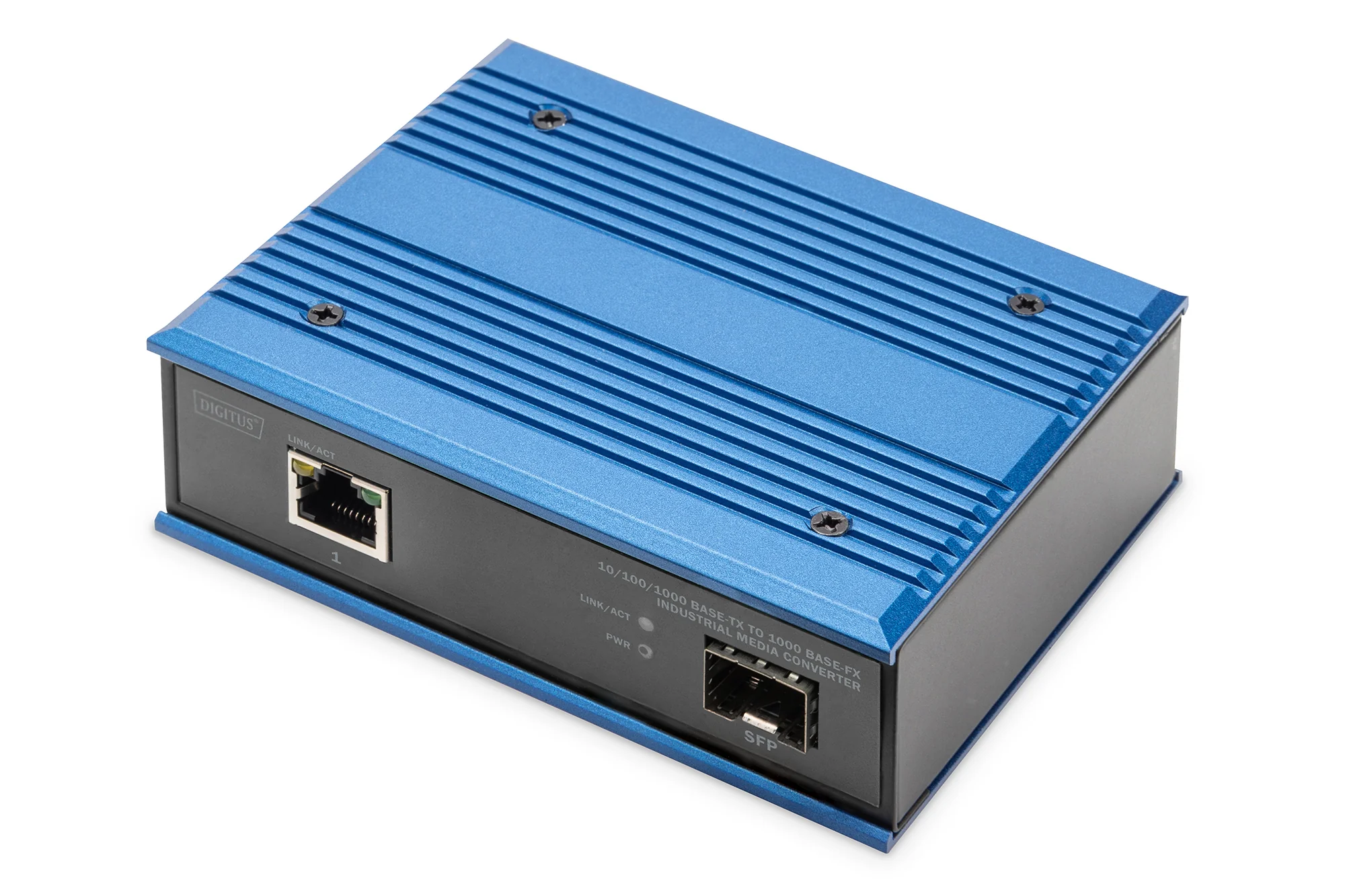 DIGITUS Industrial Gigabit Ethernet Medienkonverter (EAN: 4016032488200)
