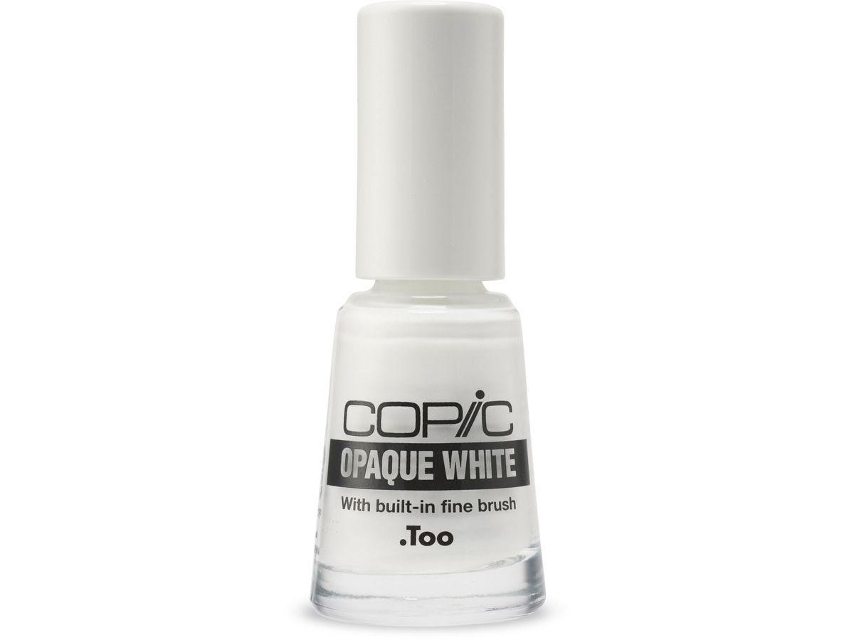 COPIC Opaque White, Flacon inkl. Pinsel, Inhalt: 6 ml (EAN: 4511338055212)