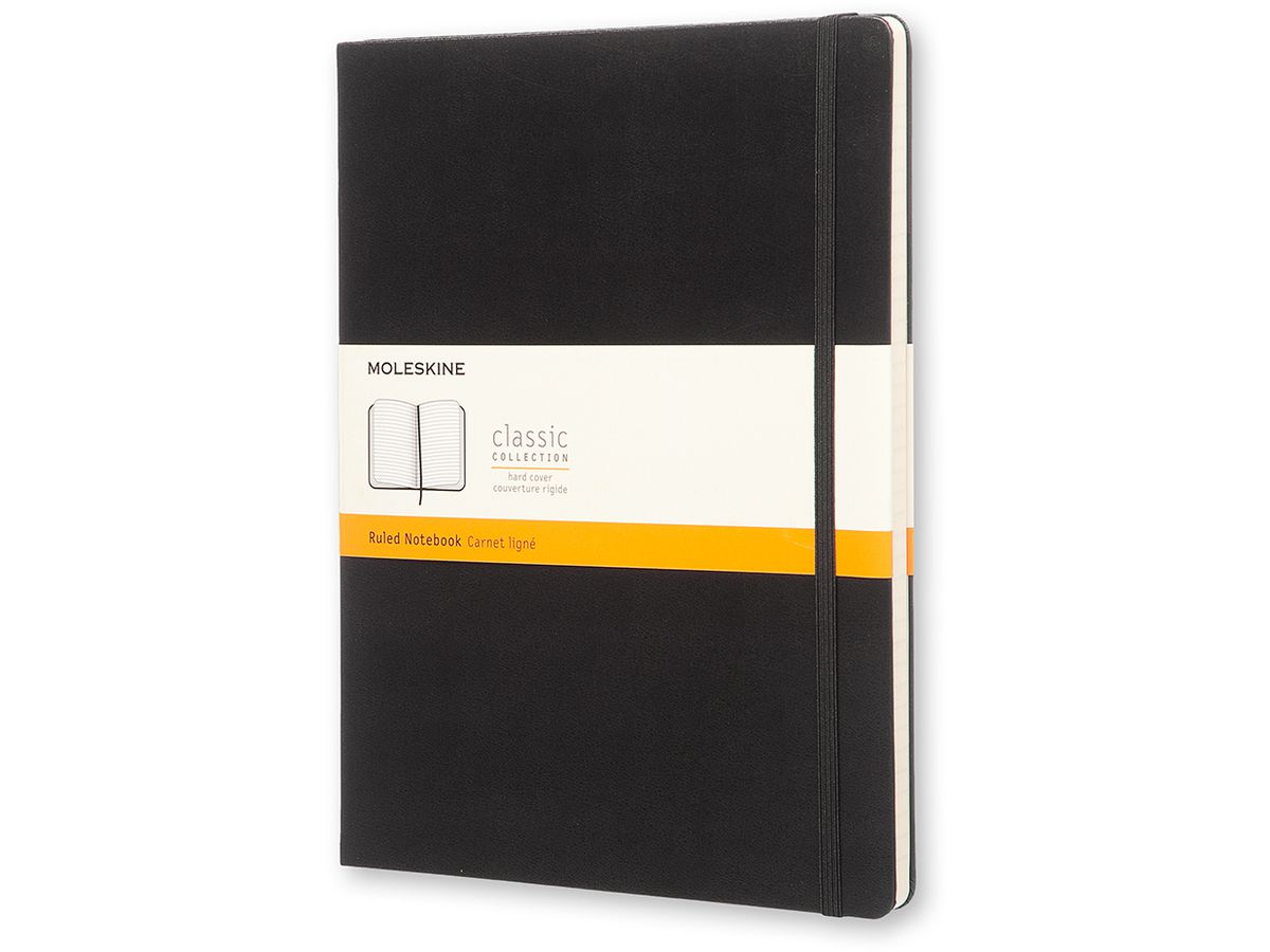 MOLESKINE Notizbuch, XL, liniert, Hardcover, schwarz (EAN: 9788867323067)