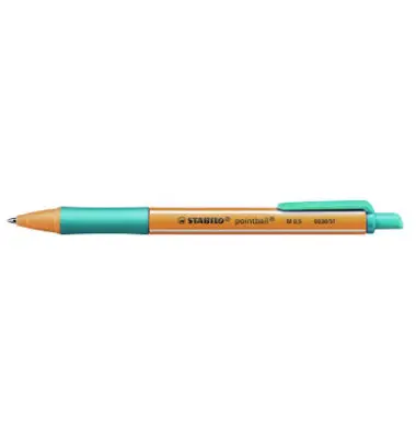 STABILO Druckkugelschreiber pointball, 0,5 mm, türkis (EAN: 4006381437110)