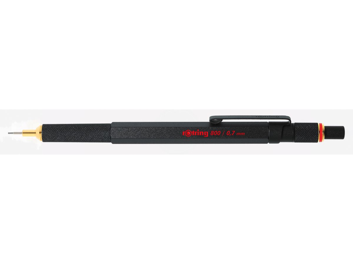 rotring Feinminenstift 800, 0,7 mm, schwarz (EAN: 3501179044460)