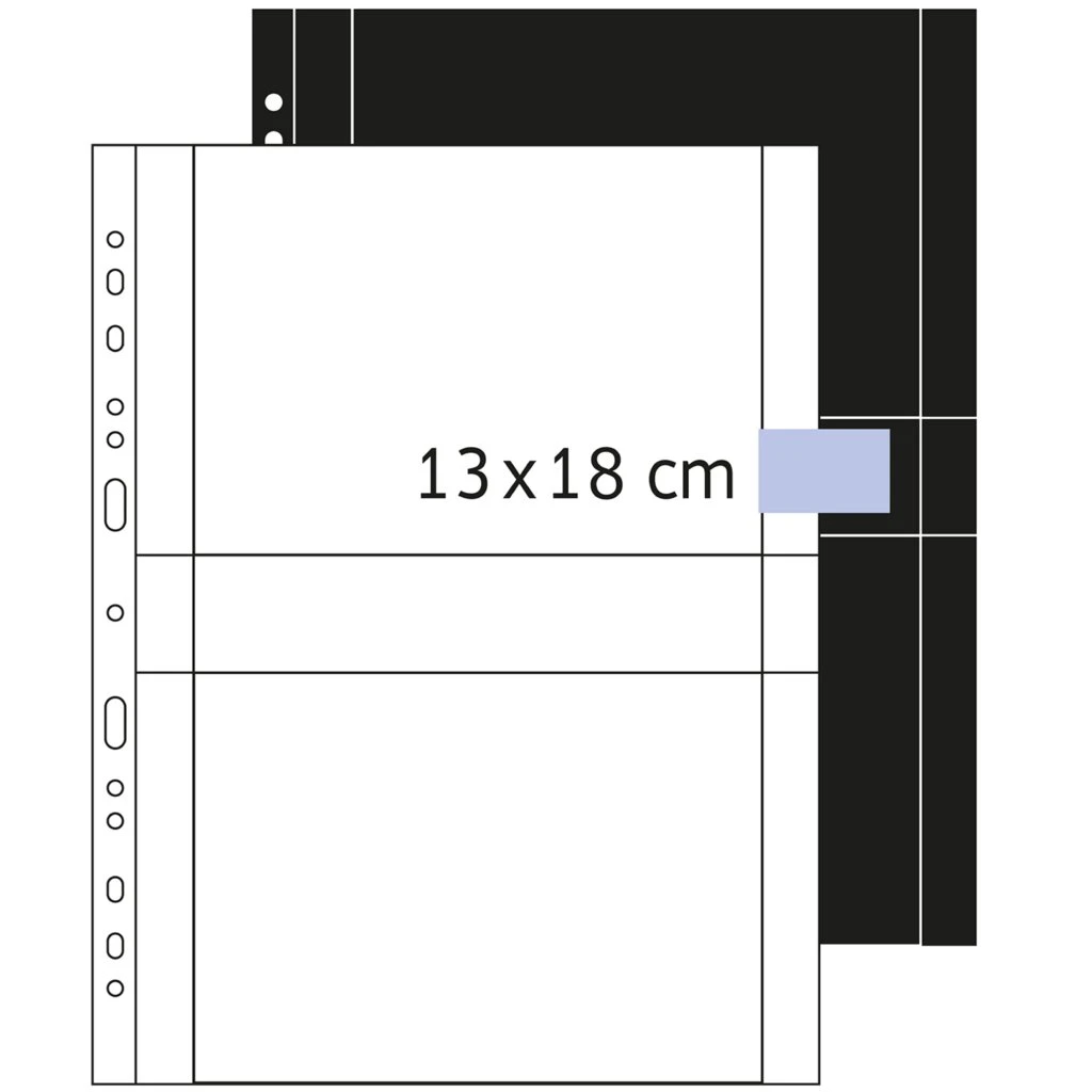 HERMA Fotophan Sichthüllen DIN A4, für Fotos 13 x 18 cm (EAN: 4008705075640)