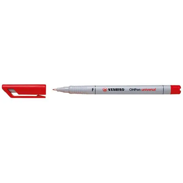 STABILO Nonpermanent-Marker OHPen universal, rot (EAN: 4006381114455)