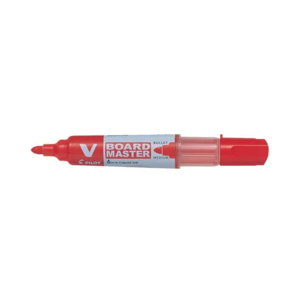 PILOT Whiteboard-Marker V Board MASTER, Rundspitze, rot (EAN: 4902505355776)