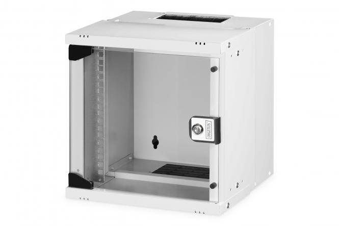 DIGITUS 10" Wandgehäuse SOHO PRO, (B)315 x (T)300 mm, 6HE (EAN: 4016032493624)