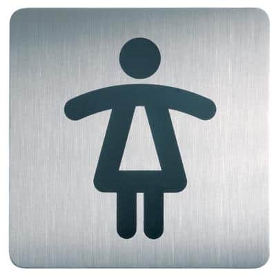 DURABLE Piktogramm PICTO "WC Damen", quadratisch (EAN: 4005546403359)