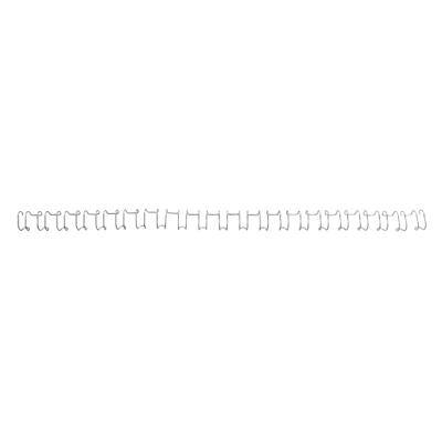 GBC Drahtbinderücken WireBind, A4, 21 Ringe, 8 mm, silber (EAN: 0013465160639)