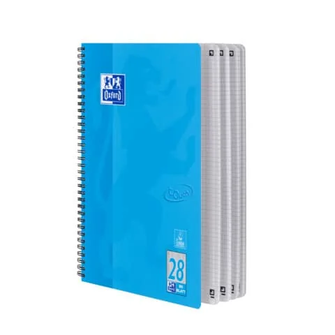 Oxford Collegeblock Touch, A4+, kariert, 80 Blatt, meerblau (EAN: 4006140021352)