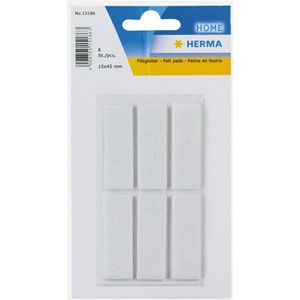 HERMA HOME Filzgleiter, 15 x 45 mm, schwarz (EAN: 4008705151870)