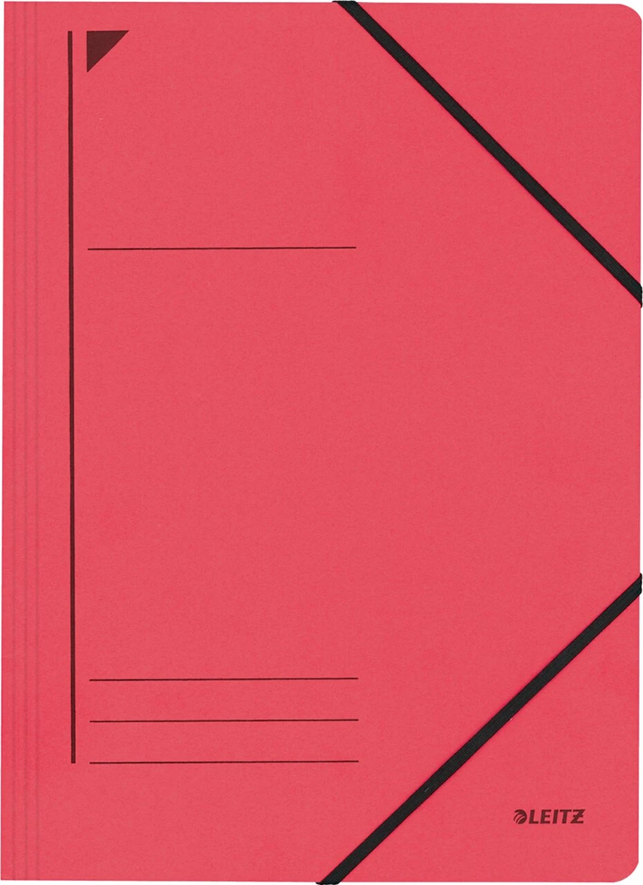 LEITZ Eckspannermappe, DIN A4, Karton 450 g/qm, rot (EAN: 4002432307531)