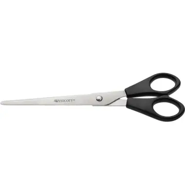 WESTCOTT Büroschere, Länge: 171 mm, schwarz, Rechtshänder (EAN: 4027521311701)