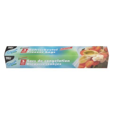 STARPAK Gefrierbeutel QuickSnap 3 Liter, 270 x 280 mm (EAN: 4002911141946)