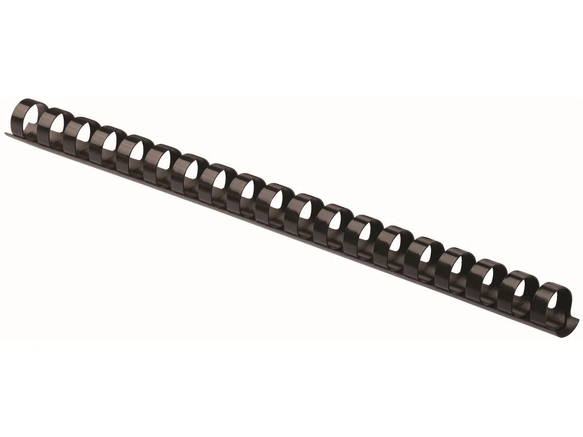 Fellowes Plastikbinderücken, DIN A4, 21 Ringe, 14 mm,schwarz (EAN: 0077511533198)