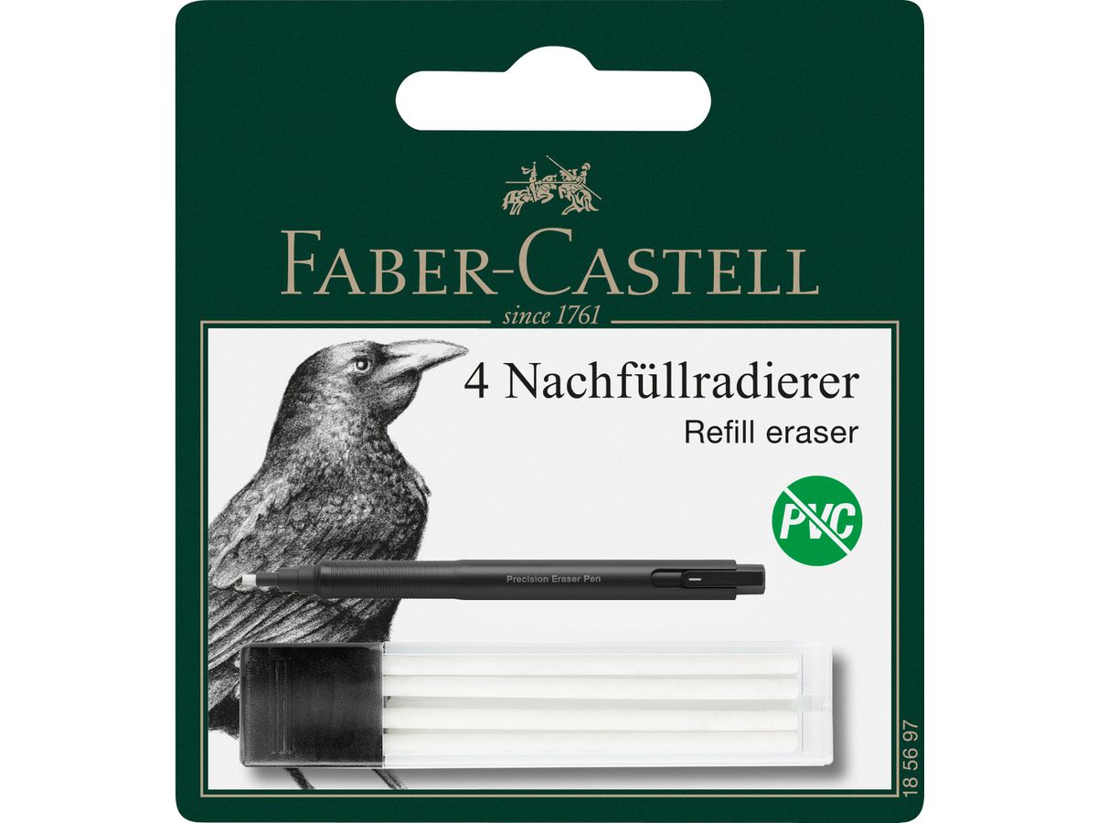 FABER-CASTELL Ersatzradierer für PRECISION ERASER PEN (EAN: 4005401856979)