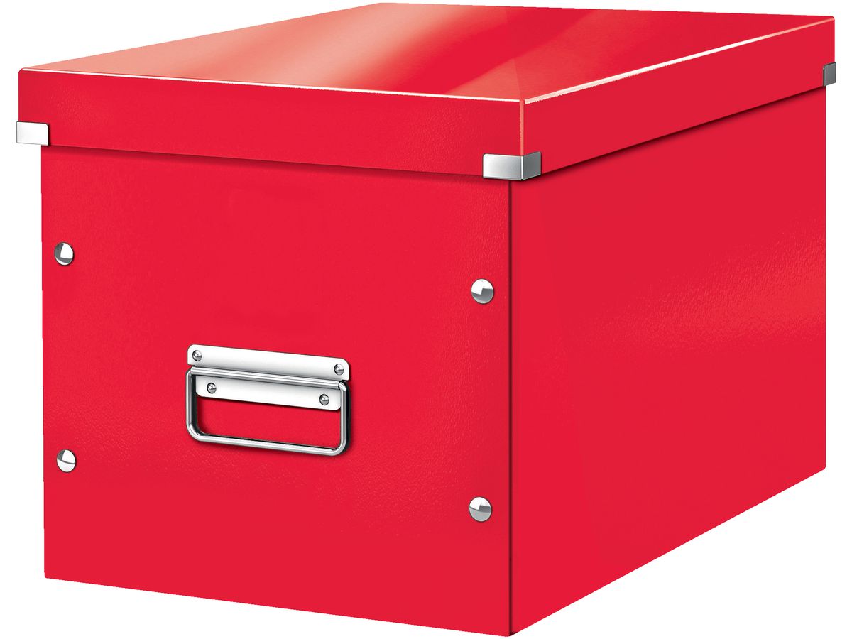 LEITZ Ablagebox Click & Store WOW Cube L, rot (EAN: 4002432135578)