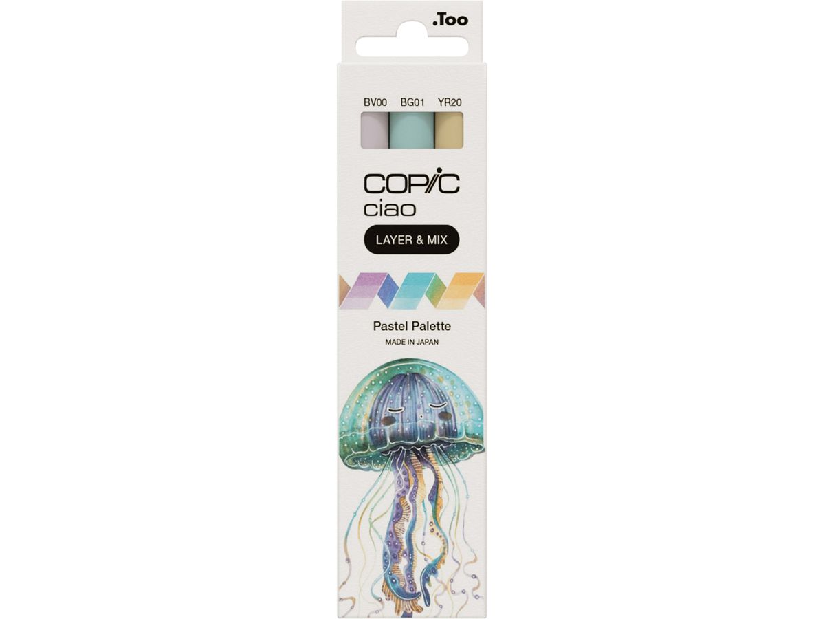 COPIC Marker ciao, 3er Set "Pastel Palette" (EAN: 4013695266725)