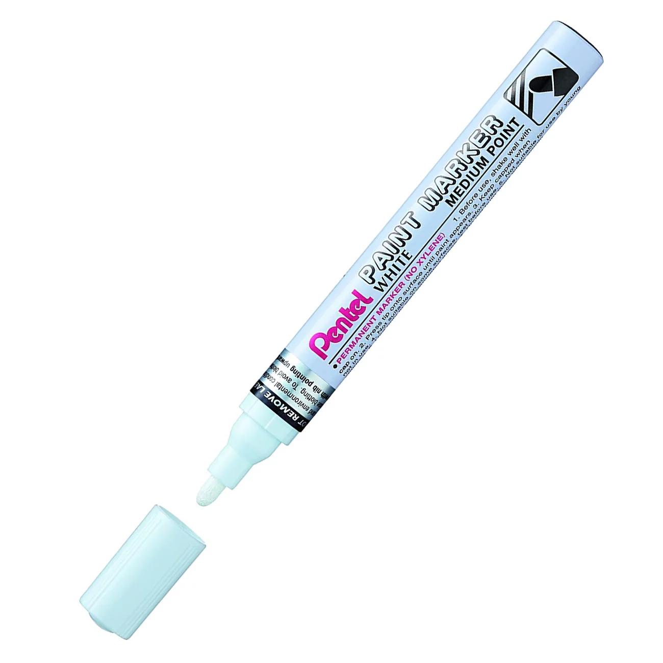 Pentel Lackmarker PAINT MARKER MMP10, weiß (EAN: 0884851025340)